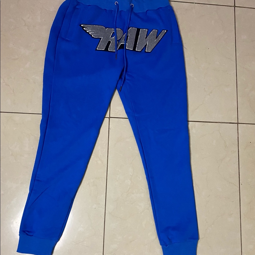 Raw jogger pants